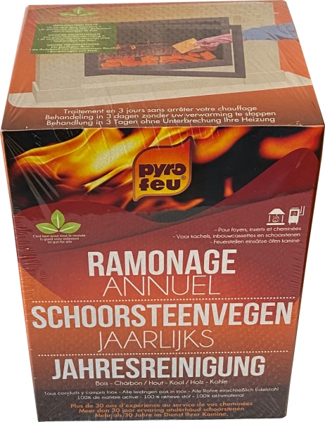 Jahresreinigung Entrußer für Ofen / Kamin & Rohre